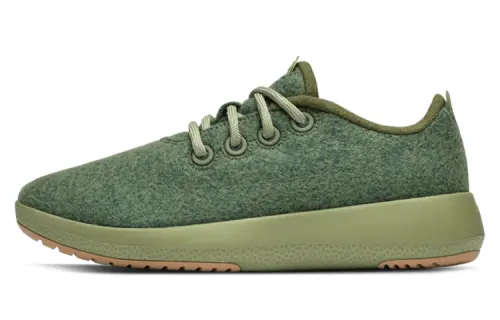 Allbirds Wool RunnerMizzle Cushioning Slip Resistant Low top Sports Casual Shoes Women's Forest Green