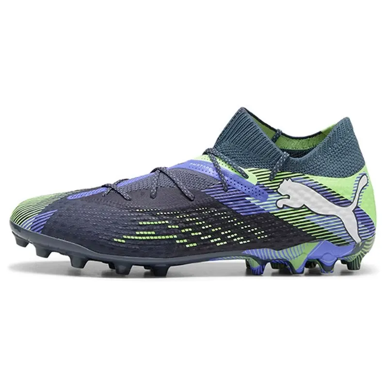 PUMA FUTURE 7 ULTIMATE Comfortable Abrasion Resistant Soccer Shoes Men's Blue Green