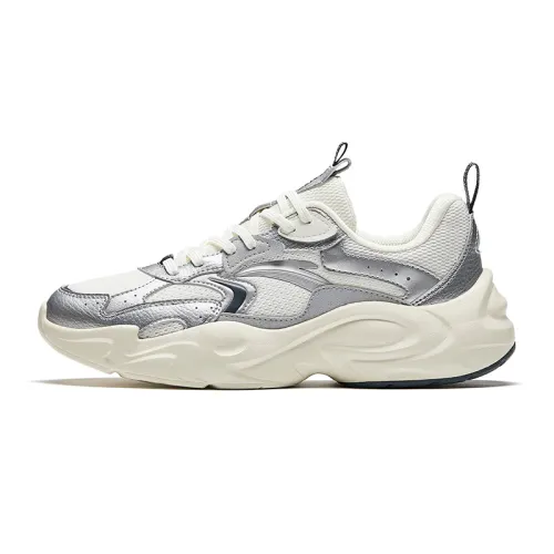Anta Xingfeng 2 Low top Casual Shoes Women's White Silver