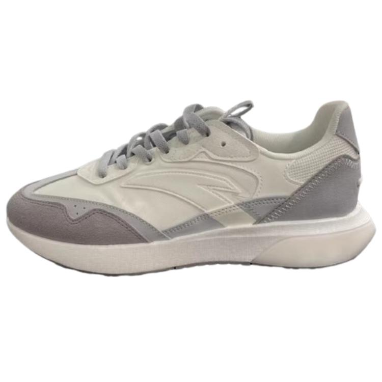 Anta HERITAGE Slip Resistant Abrasion Resistant Low top Casual Shoes Men's White Gray