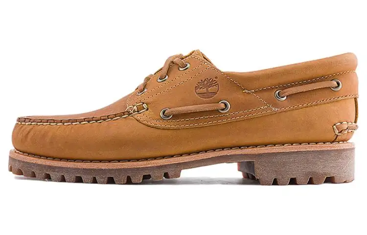 Timberland Authentics 3 Eye Leather Boat Shoes