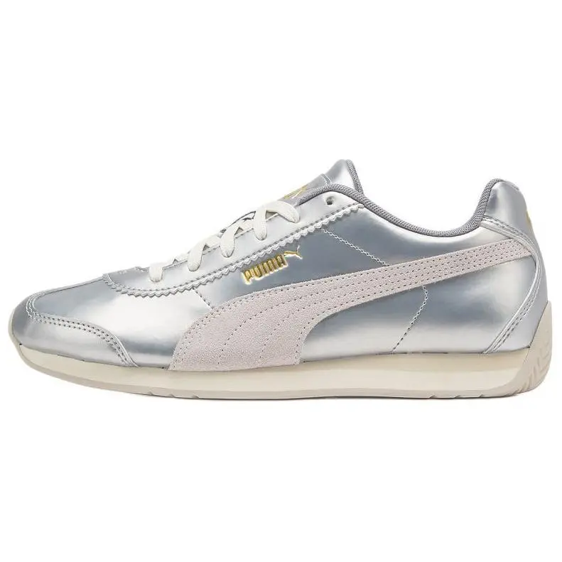 PUMA Metallic Low top Casual Shoes Unisex Silver