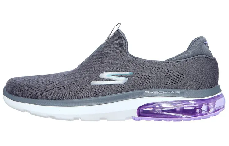 Skechers GO WALK Air 2.0 Sky Motion Low top Casual Shoes Women's Gray Purple