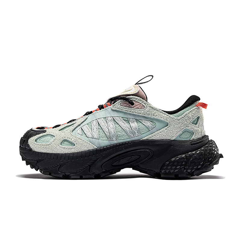 Женские кроссовки Anta SNEAKERVERSE ZIGZAG (зелено-розовые)