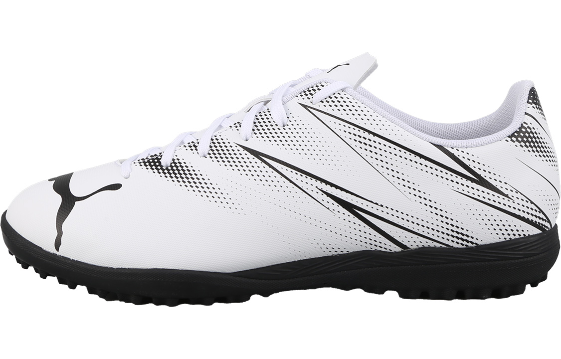 PUMA Attacanto Lace Up TF Turf Soccer Shoes Men's White