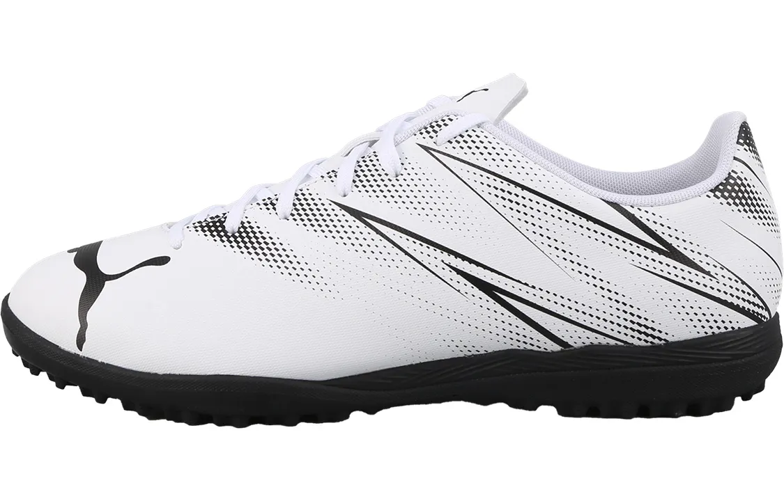 PUMA Attacanto Lace Up TF Turf Soccer Shoes Men's White