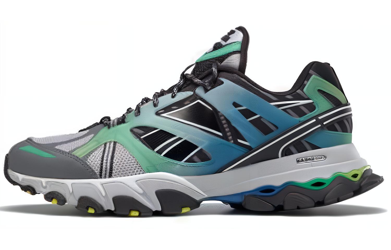 Кроссовки Reebok Dmx Trail Shadow (серо-зеленые)