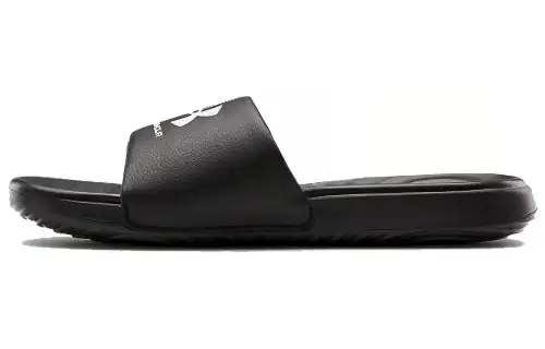 Under Armour Ansa Fixed Slides 'Black White' Women's