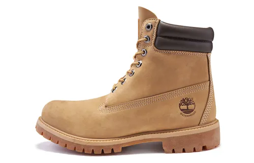 Timberland 6 Inch Short Combat Boots Men's Tan