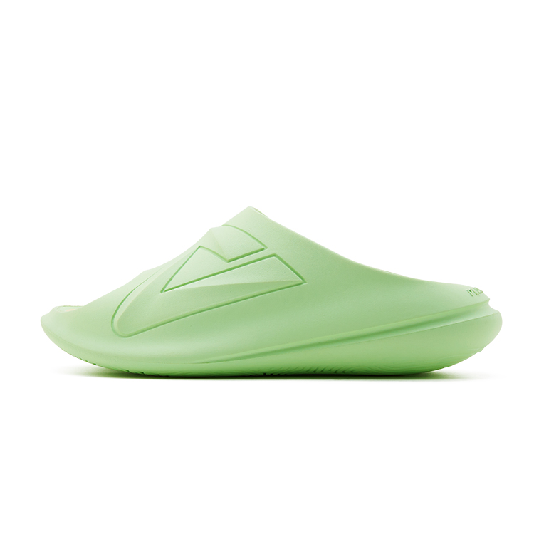 PEAK Taichi Chubby Slippers Quiet Slide Slippers Men's Green Yellow
