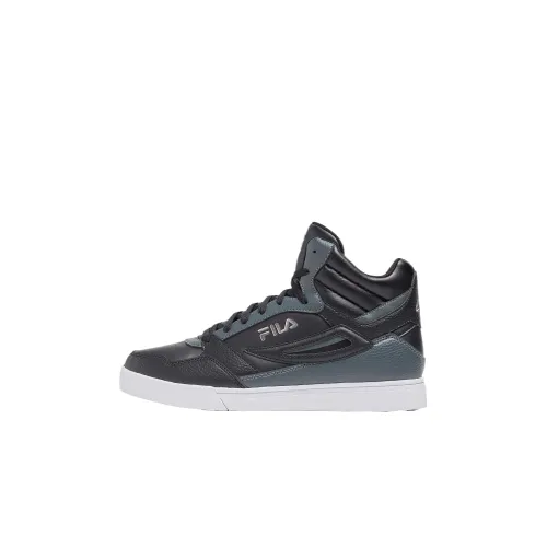 FILA Everge Synthetic Leather High top Casual Shoes Men's Black