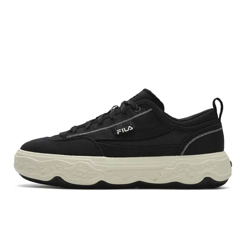 FILA ROCK Shoes Cushioning, Wear Resistant Low top Casual Shoes Men's Black
