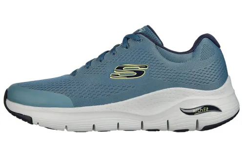 Skechers Arch Fit Casual Shoes Men's Low Top Blue