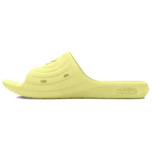 Under Armour Locker 4 Breathable Rubber Sole Slide Slippers Men's Yellow