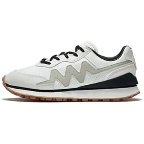 DFT x Li Ning Slip Resistant And Abrasion Resistant Coverage Low top Casual Shoes Men's Beige Black