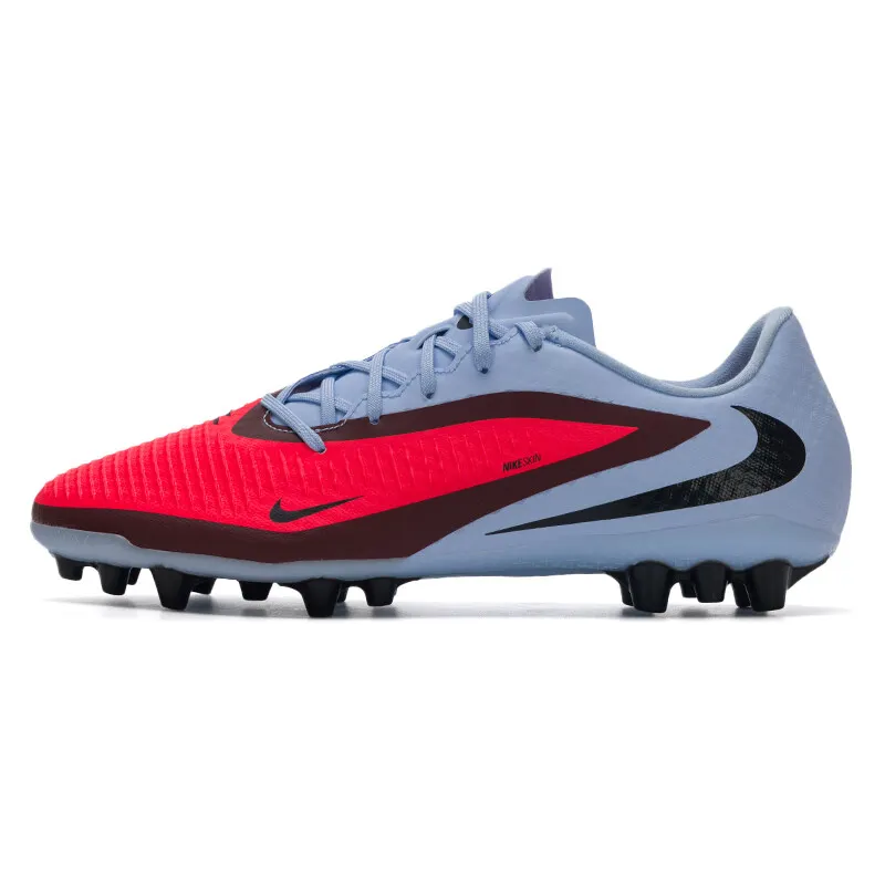 Nike Phantom 6 AG Artificial Ground Artificial Turf Cushioning, Wear Resistant Soccer Shoes Unisex Blue Red