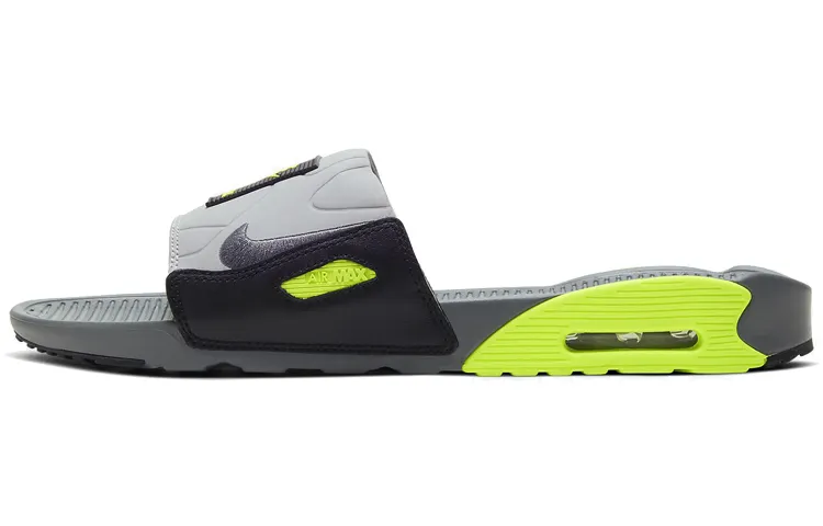 Nike Air Max 90 Slide Smoke Grey Volt Black