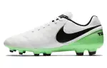 Nike Tiempo Genio 2 Soccer Shoes Men's Low Top White/Green