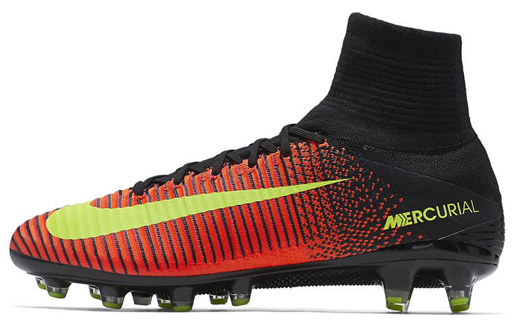 Мужские бутсы Nike Nike Mercurial Superfly 5 11 Pro AG (черно-оранжево-желтый)