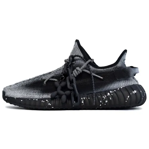 Adidas Originals Yeezy Boost 350 V2 Casual Shoes Unisex Low Top Black/Silver