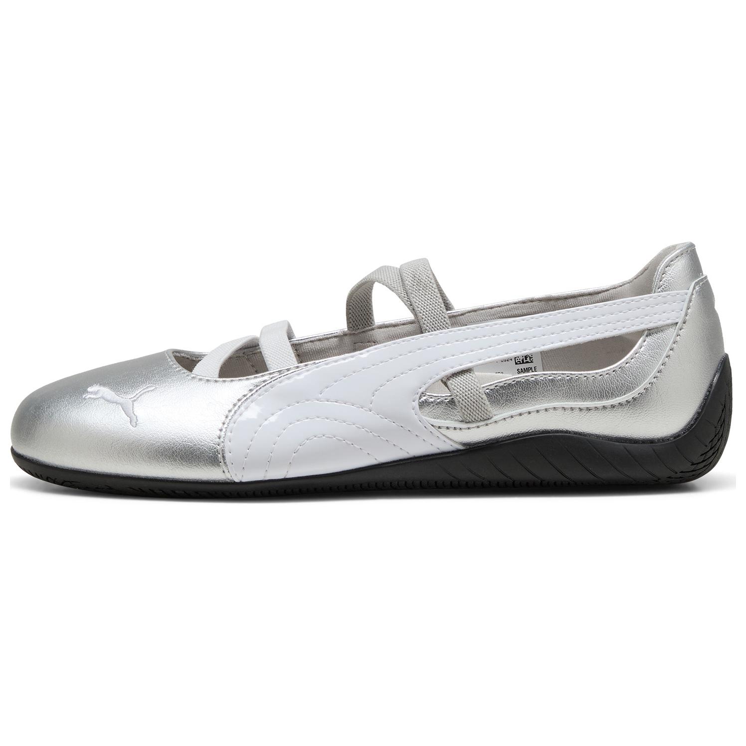 Женские туфли PUMA Speedcat Ballet (серебристо-белые)