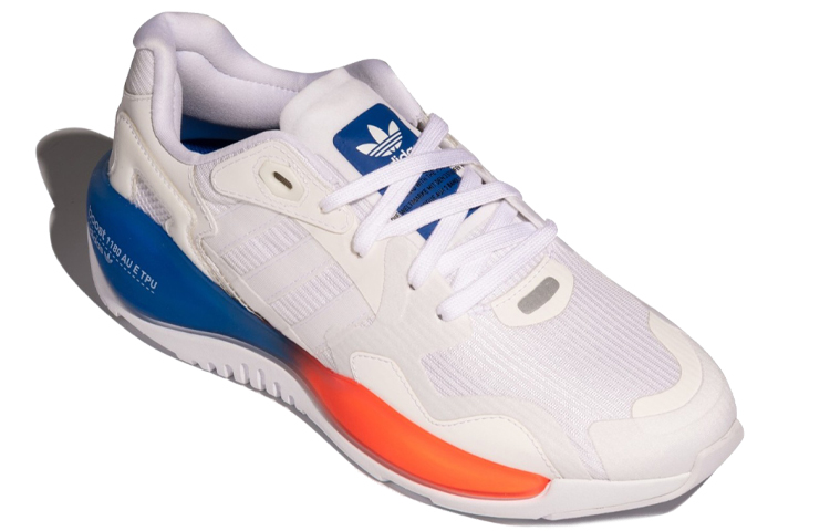 Кроссовки adidas originals ZX Alkyne Boost (бело-красно-синие) — Белый / красный / синий — фото 3