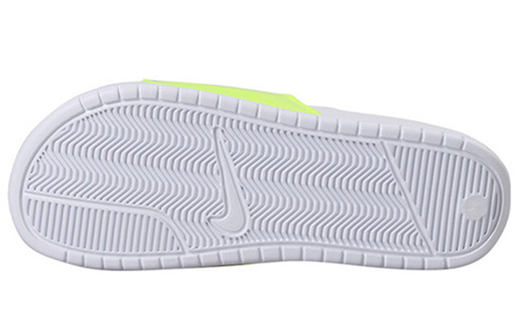 Мужские шлепанцы Nike Benassi JDI Print (желтые) — Жёлтый — фото 5