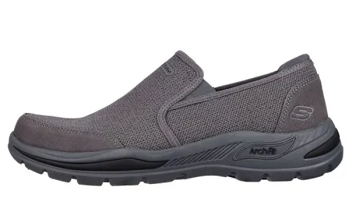 Skechers Arch Fit Motley Textile, Leather Low top Casual Shoes