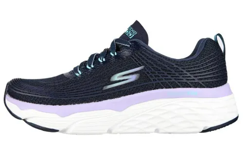 Skechers Max Cushioning Abrasion Resistant Low top Casual Shoes Women's Blue Purple