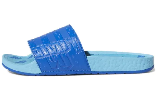 Adilette Boost Ninja x Adilette Boost Adidas Originals Slide 'Time In - Blue Signal Cyan'