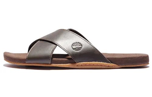 Timberland Slide Slippers Men's Dark Coffee