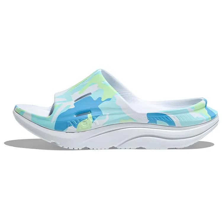 HOKA ONE ONE Skeleton Slip Resistant Odor Resistant Slide Slippers Unisex Blue