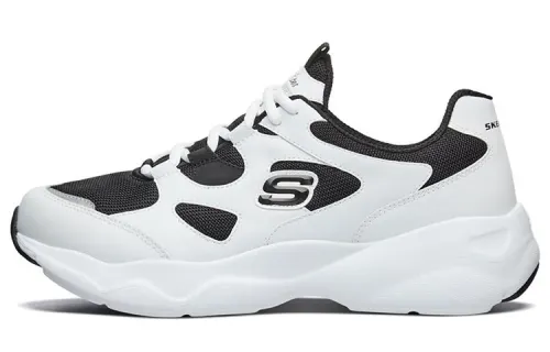 Skechers D'LITES AIRY Sports Low top Casual Shoes Men's White Black