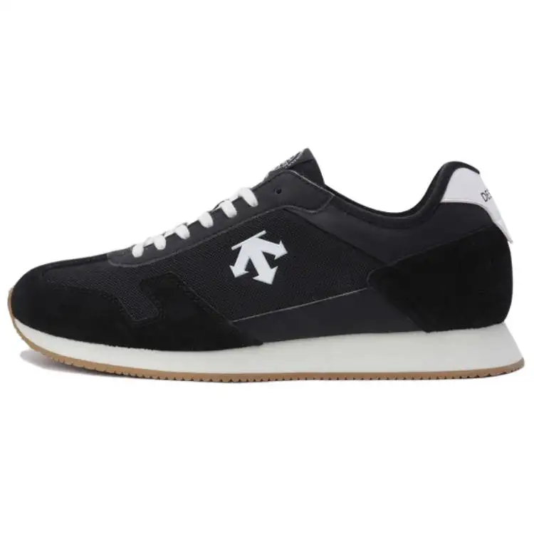 DESCENTE RITMO Slip Resistant Slip Resistant Low top Casual Shoes Unisex Black