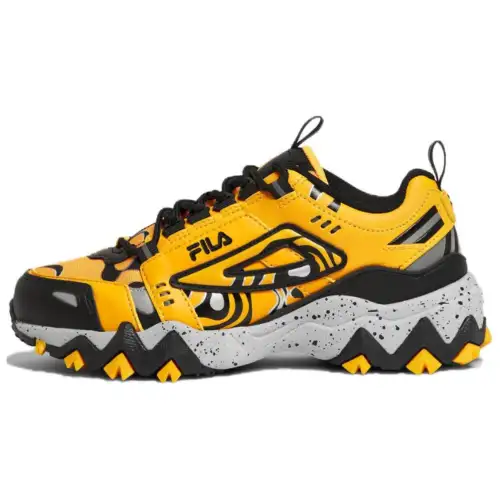 FILA Oakmont TR Low top Casual Shoes Men's Black Yellow