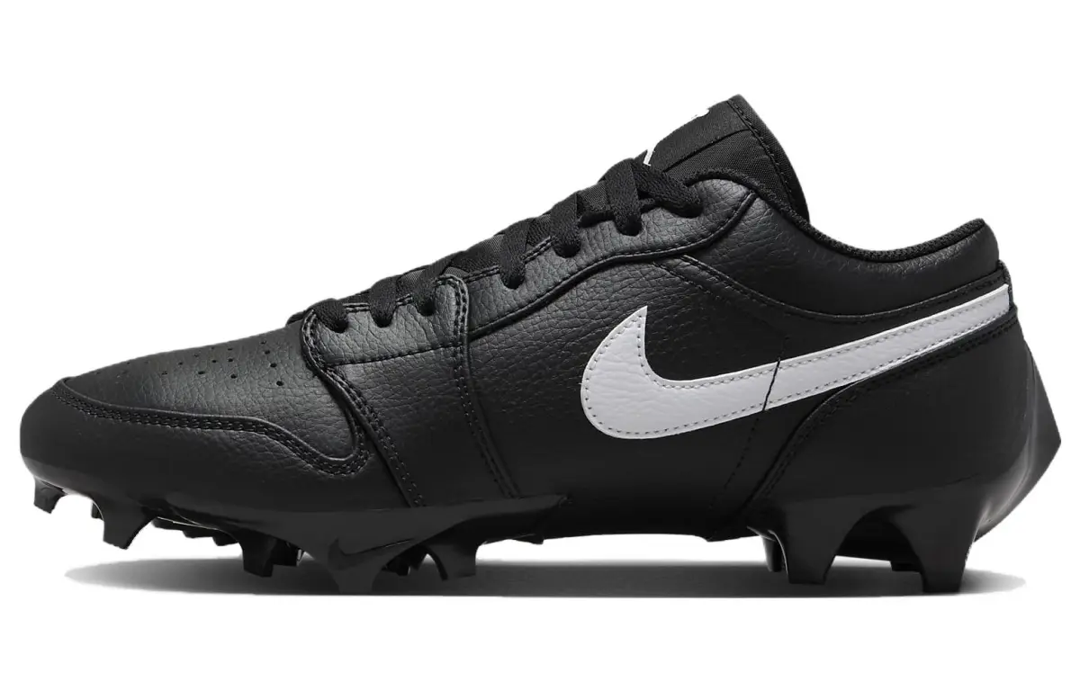 Jordan 1 Low TD Cleat Black White Unisex