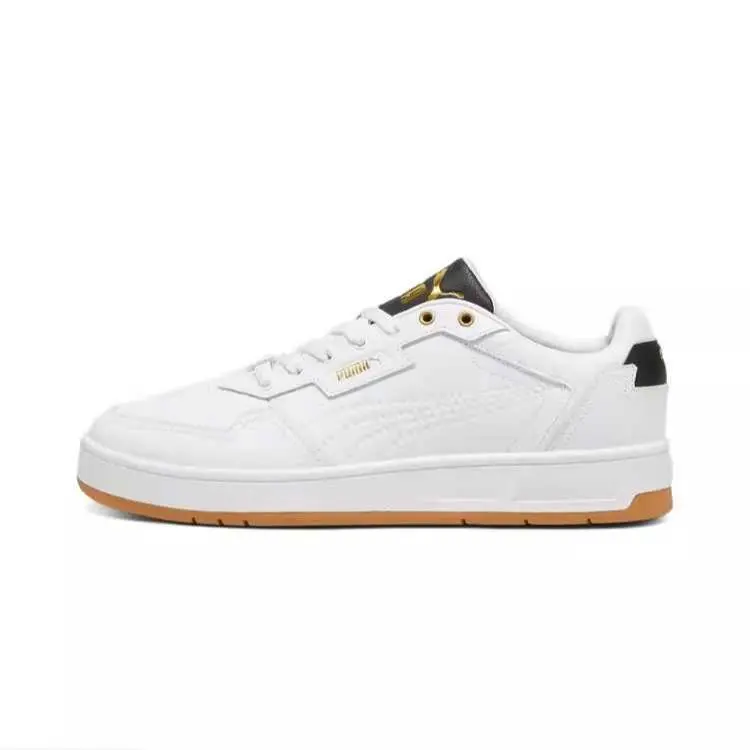 PUMA Abrasion Resistant Low top Casual Shoes Unisex White