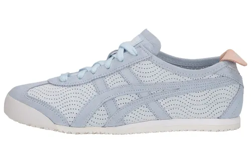 Onitsuka Tiger MEXICO 66 Leather Lightweight Low top Casual Shoes Women's Gray Blue