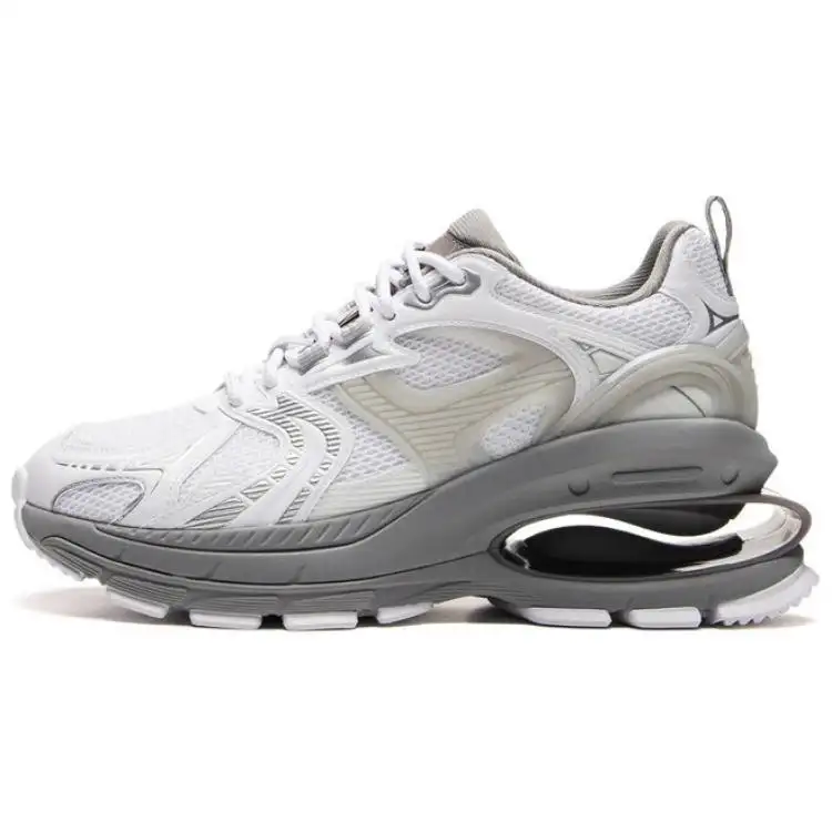 Li Ning Project* C+ Slip Resistant Abrasion Resistant Low top Casual Shoes Women's White Gray