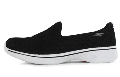 Skechers Go Walk 4 Casual Shoes Women's Low Top Black/White