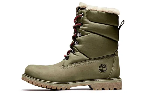 Timberland Women's 6 Inch Premium Waterproof Warm-Lined Boot 'Olive'