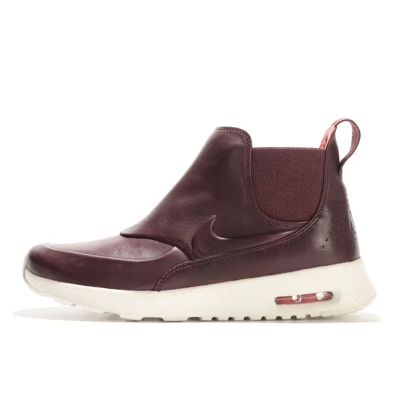 Nike Air Max Thea Abrasion Resistant High top Casual Shoes Unisex Cherry Red