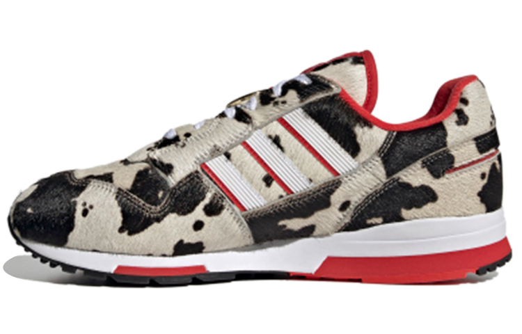 Кроссовки adidas originals ZX 420 (бежево-черные) — Бежевыйчёрныйкрасный — фото 1