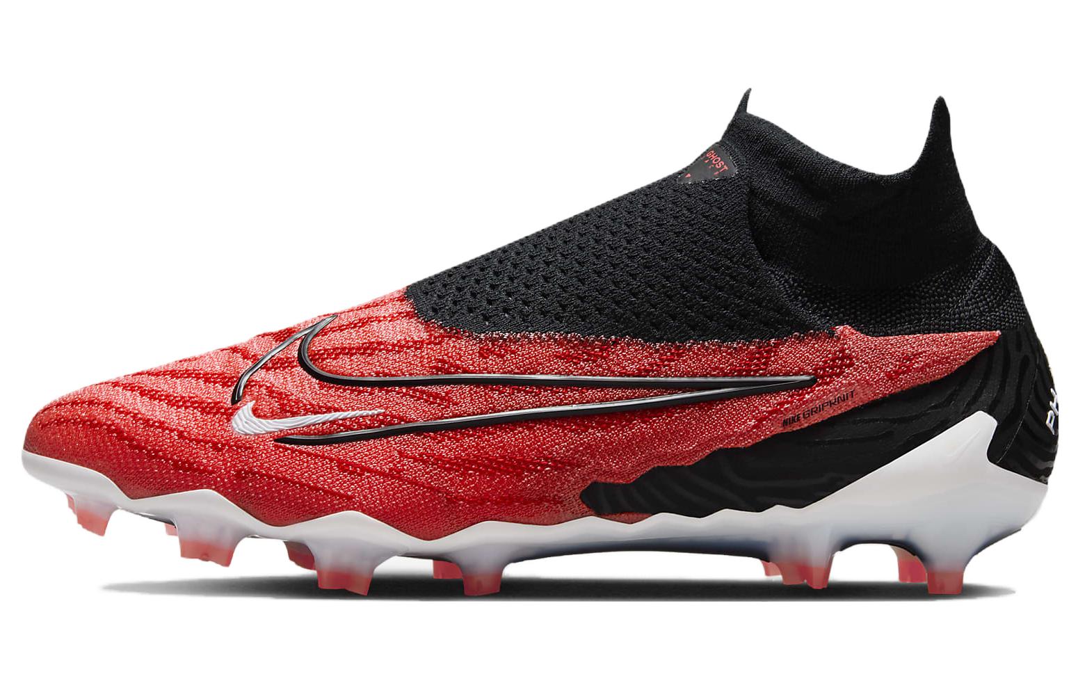 Футбольные бутсы Nike Nike Phantom GX Elite FG (черно-красные)
