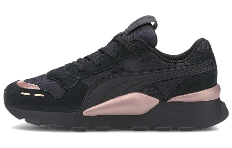 PUMA Puma RS 2.0 mono metal sports and comfortable low-top lifestyle shoes for women black pink