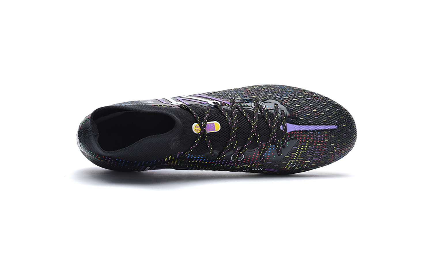 KELME Quick Spark 5.0 MG Multi Ground Abrasion Resistant Support Rebound Soccer Shoes Unisex Black Purple