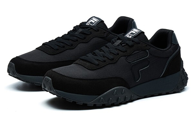 Мужские кроссовки Fila Pacer (черные) — Чёрный — фото 3