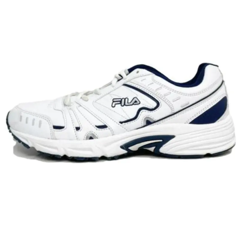 FILA Lace Up Cushioning, Wear Resistant Low top Casual Shoes Unisex White