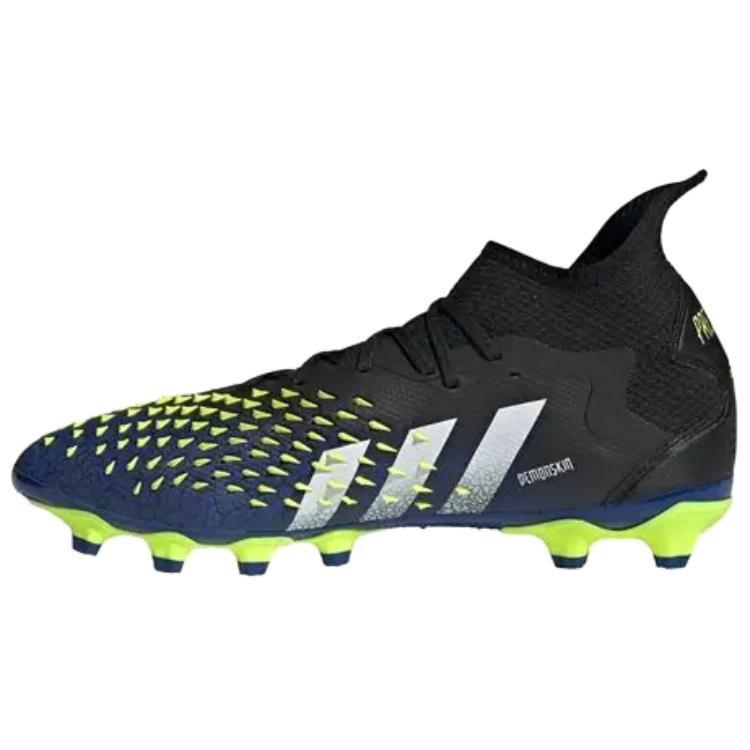 Adidas Predator Freak.2 comfortable artificial grass AG (glue spikes) HG (glue spikes) composite material wear-resistant football shoes men's black and blue