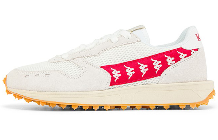 Kappa Fabric Coverage Low top Casual Shoes Unisex White Red